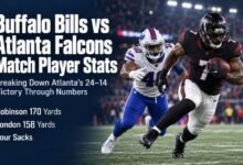 Buffalo Bills vs Atlanta Falcons Match Player Stats