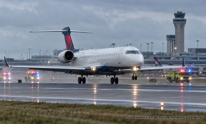 Delta Connection DL3543 Emergency Landing