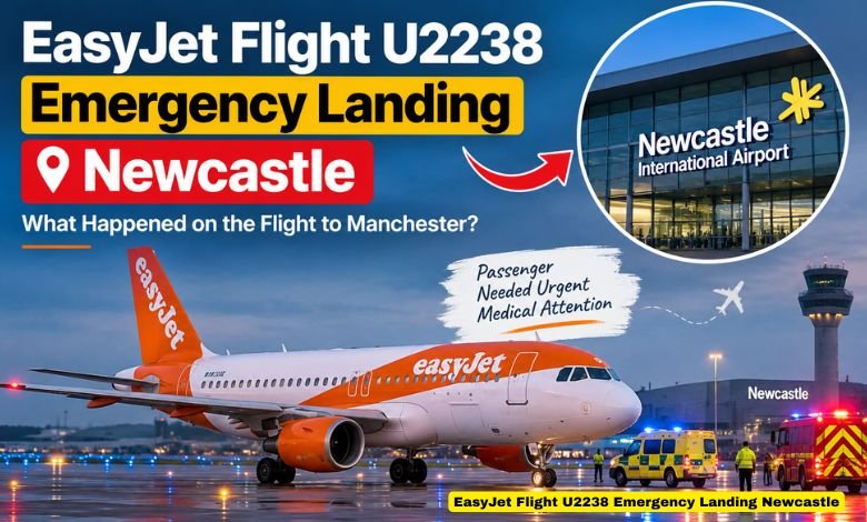 EasyJet Flight U2238 Emergency Landing Newcastle