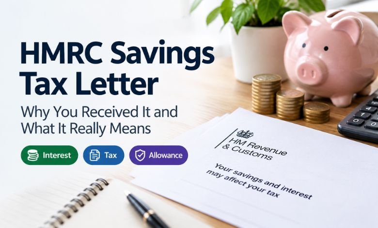 HMRC Savings Tax Letter