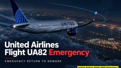 United Airlines Flight UA82 Emergency