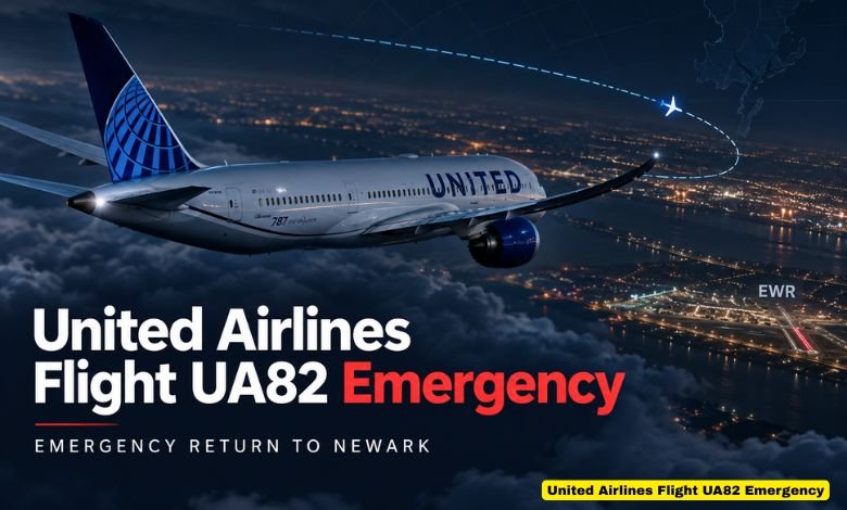 United Airlines Flight UA82 Emergency