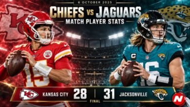 Kansas City Chiefs vs Jacksonville Jaguars Match Player Stats