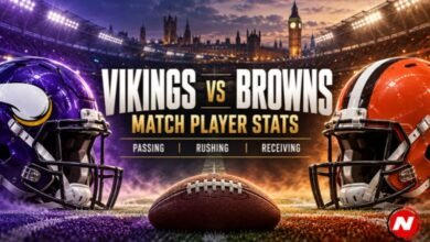 Minnesota Vikings vs Cleveland Browns Match Player Stats