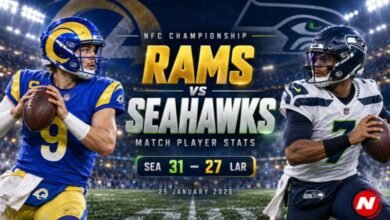 Los Angeles Rams vs Seahawks Match Player Stats