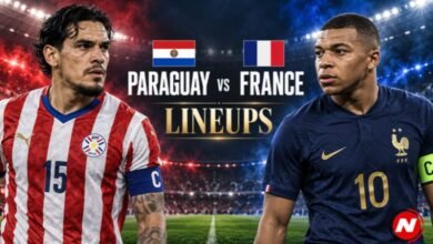 Paraguay National Football Team vs France National Football Team Lineups