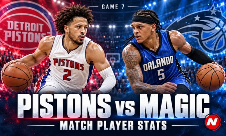 Detroit Pistons vs Orlando Magic Match Player Stats