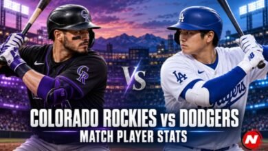 Colorado Rockies vs Dodgers Match Player Stats