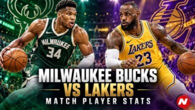 Milwaukee Bucks vs Lakers Match Player Stats