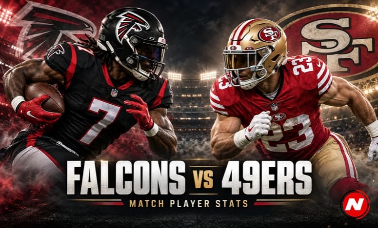 Atlanta Falcons vs 49ers Match Player Stats